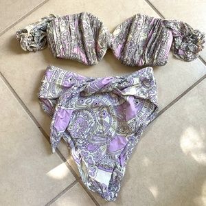 Montce Paisley Swimsuit | High Waisted